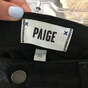 Paige black jeans